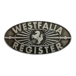 EMBLEMAT METALOWY WESTFALIA REGISTER
